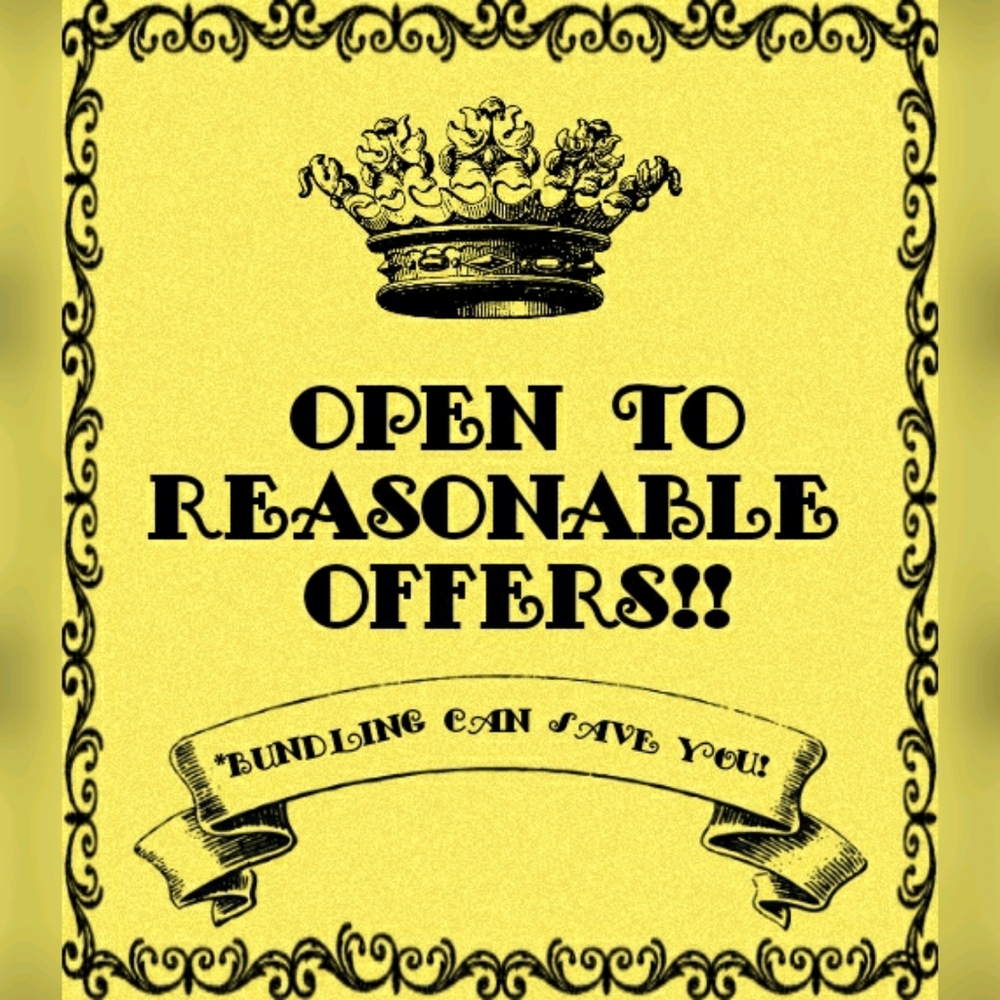 Open to Reasonable Offers!!
